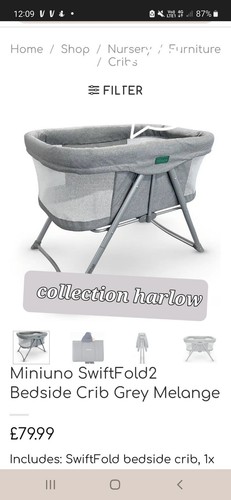Miniuno travel cot - travel,